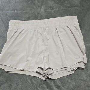 Nike Women's Athletic Shorts - Light Gray